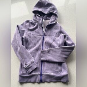 Ivivva size 12 Purple Zip-Up Hoodie
